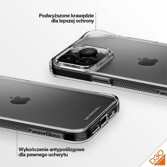 PanzerGlass HardCase tok iPhone 15 Pro Max - átlátszó