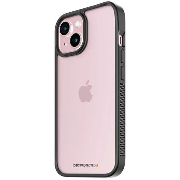 PanzerGlass ClearCase tok iPhone 15 - fekete
