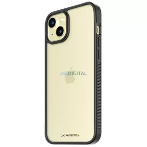 PanzerGlass ClearCase iPhone 15 Plus / 14 Plus 6,7" D3O 2x katonai minőségű, fekete 1178