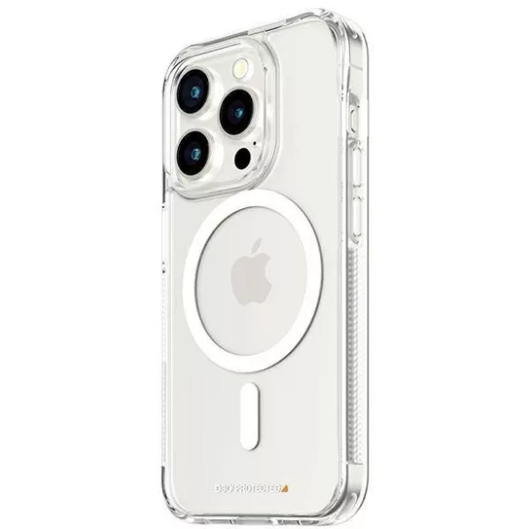 PanzerGlass HardCase MagSafe-kompatibilis tok iPhone 15 Pro - átlátszó