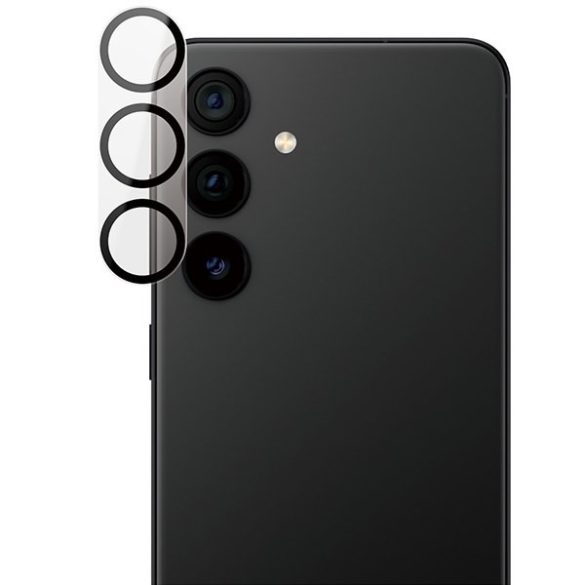 PanzerGlass Picture Perfect kamera lencse védő üvegfólia fekete szegéllyel Samsung Galaxy S24 / S23 / S23 Plus