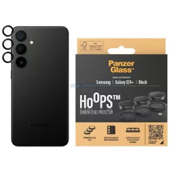   PanzerGlass Hoops Camera kamera lencse védő üvegfólia fekete szegéllyel Samsung Galaxy S24 Plus