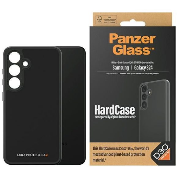 PanzerGlass 3xMilitary Grade keménytok Samsung Galaxy S24 - fekete