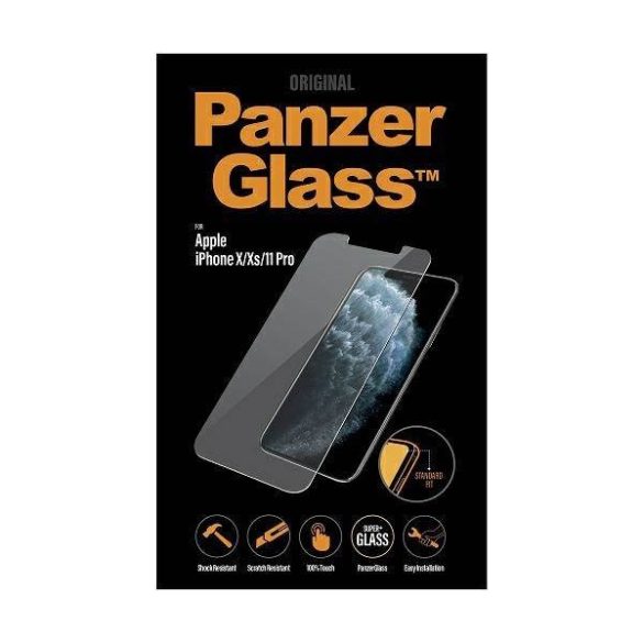 PanzerGlass Standard Super+ iPhone X/XS /11 Pro kijelzővédő fólia