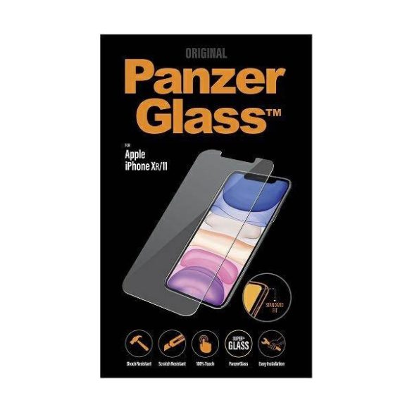 PanzerGlass Standard Super+ iPhone XR/11 képernyővédő fólia