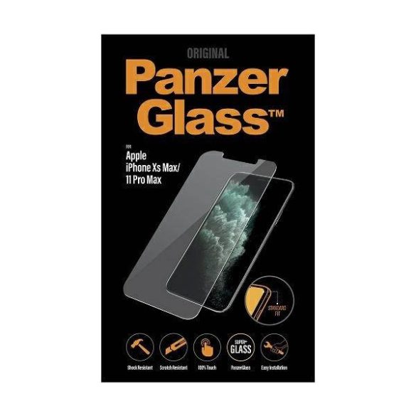PanzerGlass Standard Super+ iPhone XS Max/11 Pro Max kijelzővédő fólia