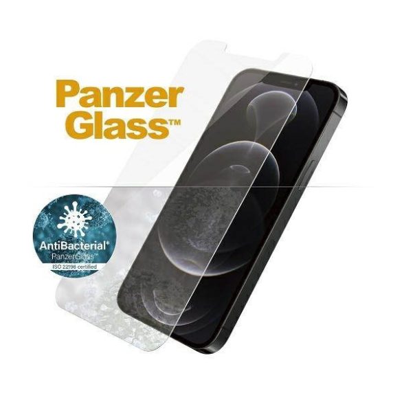 PanzerGlass Standard Super+ iPhone 12/12 Pro antibakteriális képernyővédő fólia