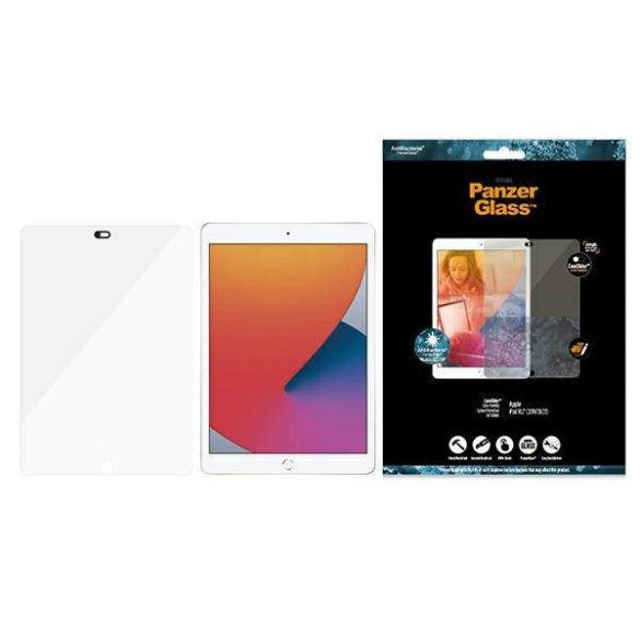 PanzerGlass E2E Super+ iPad 10.2" CamSlider tokbarát kijelzővédő fólia