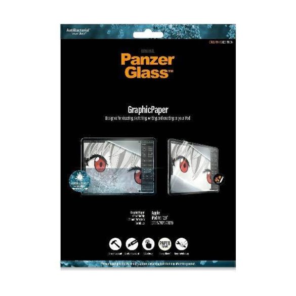 PanzerGlass GraphicPaper iPad Pro 12.9" (18,20,21) Anti Glare tokbarát antibakteriális képernyővédő fólia