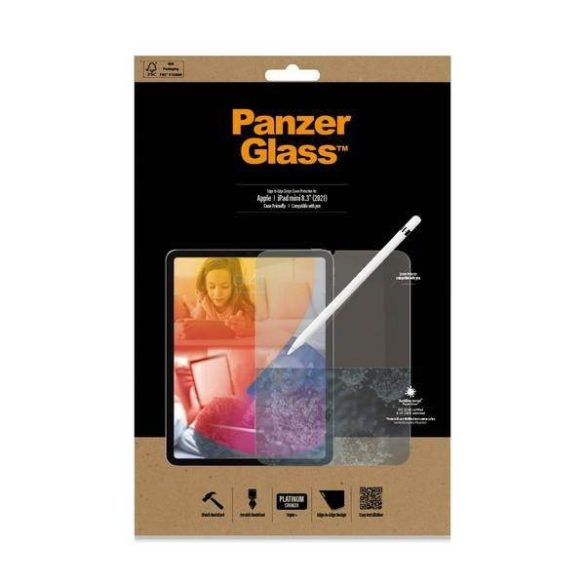 PanzerGlass E2E Super+ iPad Mini 8.3" 2021 tokbarát képernyővédő fólia