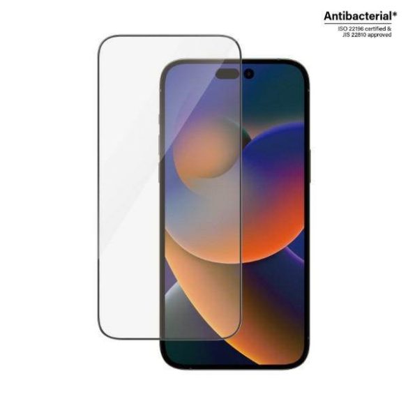 PanzerGlass Ultra-Wide Fit iPhone 14 Pro Max 6,7" antibakteriális képernyővédő fólia