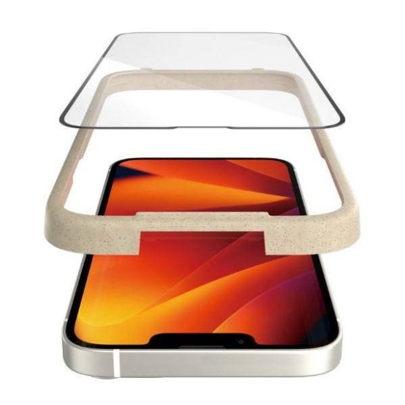 PanzerGlass Ultra-Wide Fit iPhone 14 / 13 Pro / 13 6,1" antibakteriális Easy Aligner képernyővédő fólia
