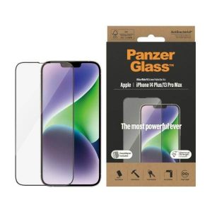 PanzerGlass Ultra-Wide Fit iPhone 14 Plus / 13 Pro Max 6,7" antibakteriális Easy Aligner képernyővédő fólia