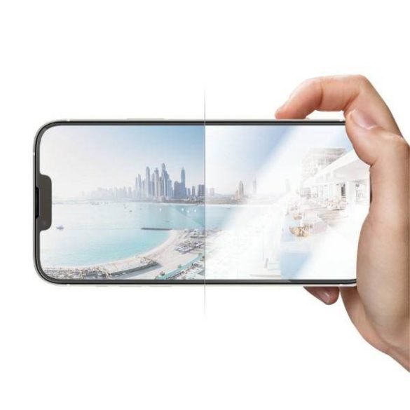 PanzerGlass Ultra-Wide Fit iPhone 14 Plus / 13 Pro Max 6,7" Antireflexiós antibakteriális Easy Aligner képernyővédő fólia