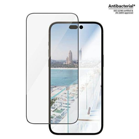 PanzerGlass Ultra-Wide Fit iPhone 14 Pro Max 6,7" Antireflexiós antibakteriális Easy Aligner képernyővédő fólia