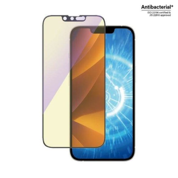 PanzerGlass Ultra-Wide Fit iPhone 14 / 13 Pro / 13 6,1" antibakteriális Easy Aligner Anti-blue light képernyővédő fólia