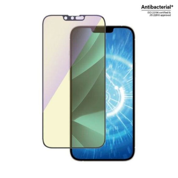 PanzerGlass Ultra-Wide Fit iPhone 14 Plus / 13 Pro Max 6,7" antibakteriális Easy Aligner képernyővédő fólia