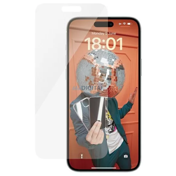 PanzerGlass Classic Fit iPhone 15 Plus 6,7 hüvelykes képernyővédő 2807
