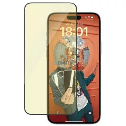   PanzerGlass Ultra-Wide Fit iPhone 15 Plus 6,7" 2 az 1-ben képernyővédő, tükröződésmentes + kékfény-szűrő, egyszerű beállító sablonnal együtt 2815