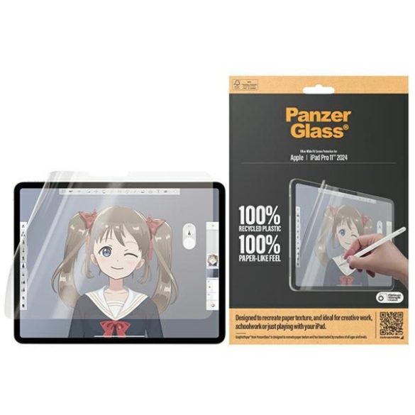 PanzerGlass GraphicPaper tükröződésmentes üvegfólia iPad Pro 2024 11"