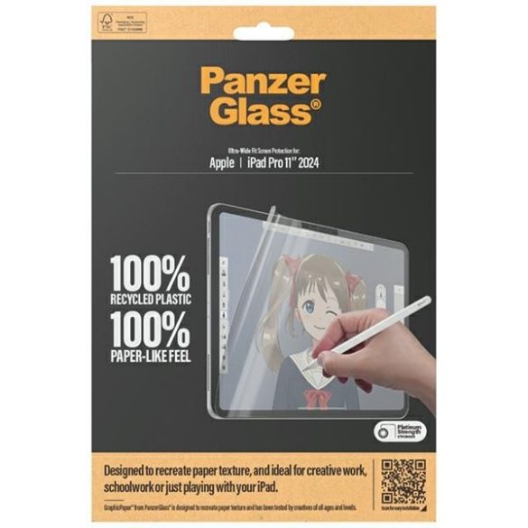 PanzerGlass GraphicPaper tükröződésmentes üvegfólia iPad Pro 2024 11"