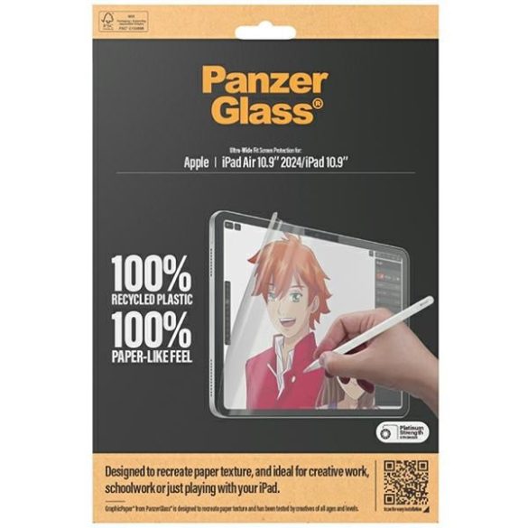 PanzerGlass GraphicPaper tükröződésmentes üvegfólia iPad Air 11 2024