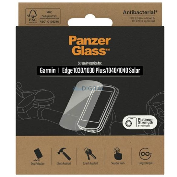 PanzerGlass Ultra-Wide Fit edzett üveg Garmin Edge 1030 / Garmin Edge 1030+ / Garmin Edge 1040 / Garmin Edge 1040 Solar