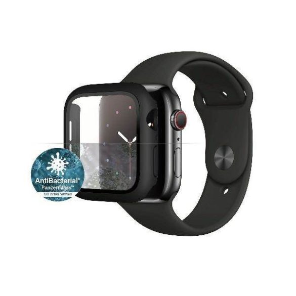 PanzerGlass Full Body Apple Watch 4/5/6 /SE 44mm fekete kijelzővédő fólia