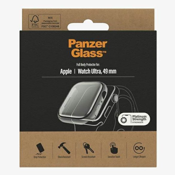 PanzerGlass Full Body Apple Watch Ultra 49mm átlátszó képernyővédő fólia