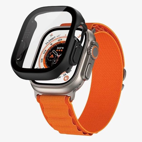 PanzerGlass Full Body Apple Watch Ultra 49mm fekete képernyővédő fólia