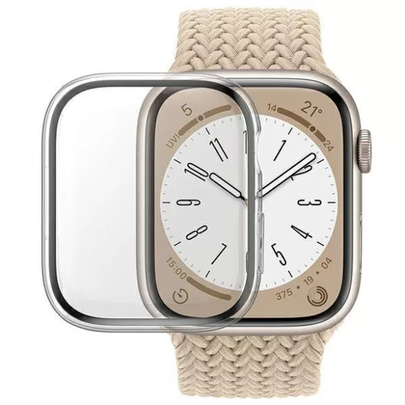 PanzerGlass Full Body 3DO tok Apple Watch 45mm - átlászó-fekete