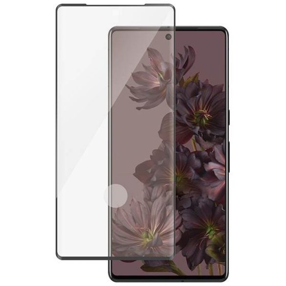 PanzerGlass Ultra-Wide Fit Pixel 7 Pro antibakteriális fekete kijelzővédő fólia