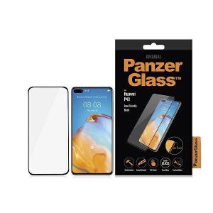 PanzerGlass E2E Super+ Huawei P40 tokbarát fekete kijelzővédő fólia