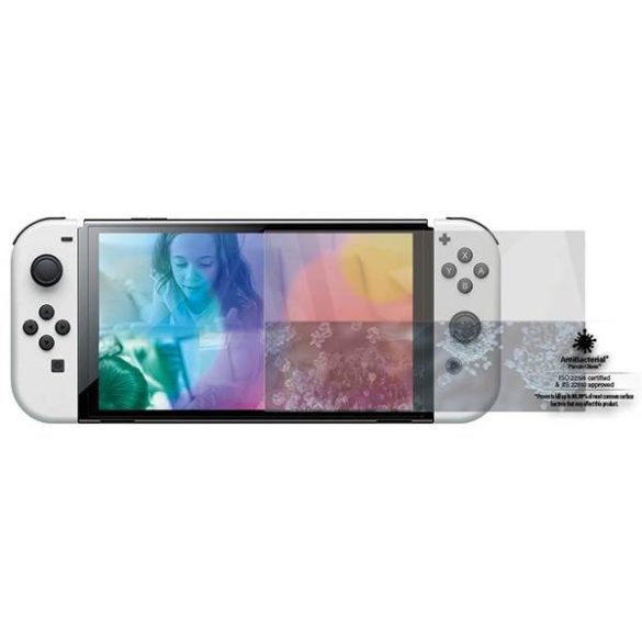 PanzerGlass Standard Nintendo Switch OLED antibakteriális képernyővédő fólia