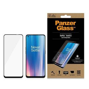 PanzerGlass E2E Super+ OnePlus Nord CE 2 tokbarát fekete képernyővédő fólia