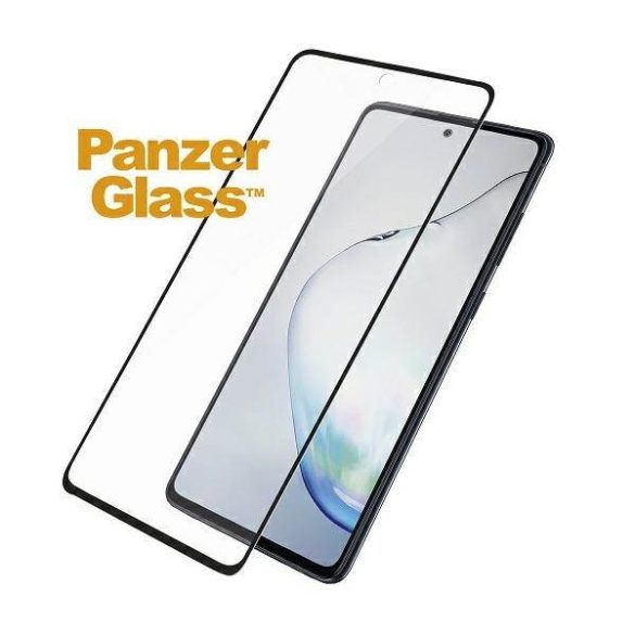 PanzerGlass E2E Super+ Samsung Galaxy Note 10 Lite N770 tokbarát fekete kijelzővédő fólia