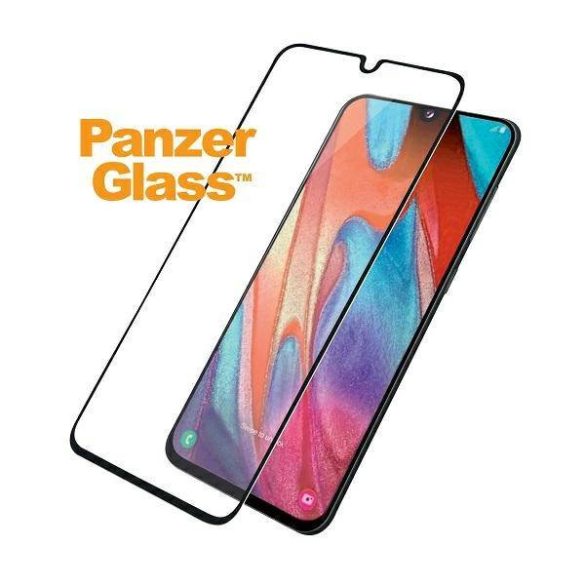 PanzerGlass E2E Regular Samsung Galaxy A41A415 tokbarát fekete képernyővédő fólia