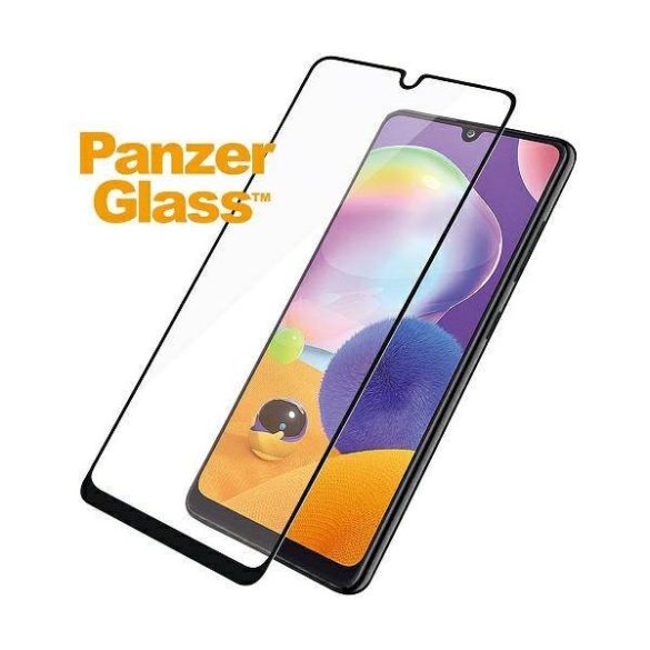 PanzerGlass E2E Regular Samsung Galaxy A31 A315 /A32 tokbarát fekete képernyővédő fólia