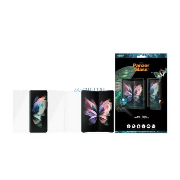 PanzerGlass TPU+Glass, kizárólag Galaxy Fold 35G tok alkalmas, antibakteriális, anyag: TPU+üveg 7277