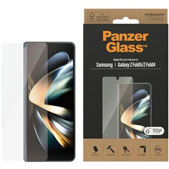 PanzerGlass Classic Fit Samsung Galaxy Z Fold5 F946 / Fold4 F936 képernyővédelem Antibakteriális 7314 fólia