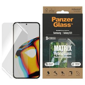 PanzerGlass Matrix Samsung Galaxy S23 S911 képernyővédelem 7318 pozícionálóval fólia