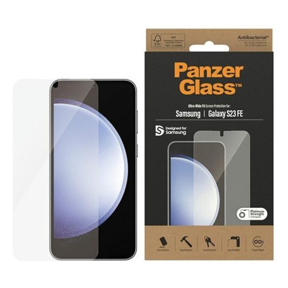 PanzerGlass Ultra-Wide Fit Samsung Galaxy S23 FE fólia