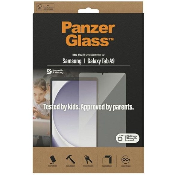 PanzerGlass Ultra-Wide Fit Sam Tab A9 képernyővédelem 7344 fólia