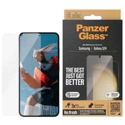   PanzerGlass Ultra-Wide Fit üvegfólia felhelyezést segítő applikátorral Samsung Galaxy S24