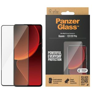 PanzerGlass Ultra-Wide Fit Xiaomi 13T / 13T Pro Antibakteriális fekete fólia