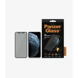   PanzerGlass E2E Super+ iPhone X/XS /11 Pro tokbarát Privacy fekete kijelzővédő fólia