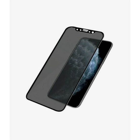 PanzerGlass E2E Super+ iPhone X/XS /11 Pro tokbarát Privacy fekete kijelzővédő fólia