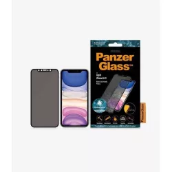   PanzerGlass E2E Super+ iPhone XR/11 tokbarát Privacy fekete kijelzővédő fólia