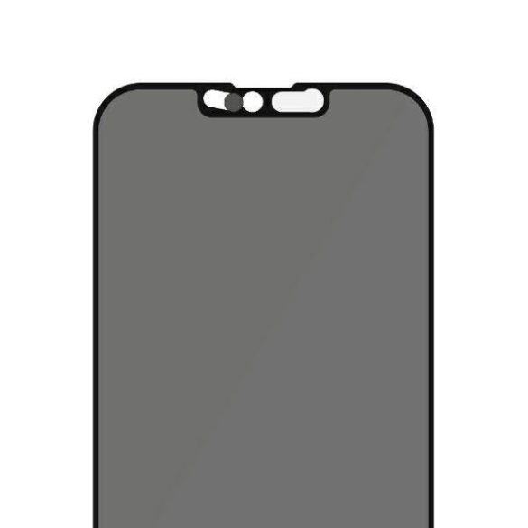 PanzerGlass E2E Microfracture iPhone 13 /13 Pro 6,1" tokbarát CamSlider Privacy antibakteriális fekete képernyővédő fólia