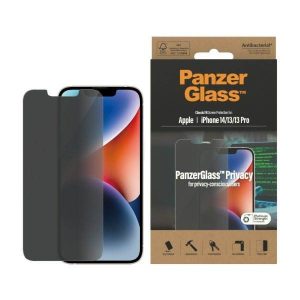 PanzerGlass Classic Fit iPhone 14 / 13 Pro / 13 6,1" Privacy Screen Protection antibakteriális képernyővédő fólia